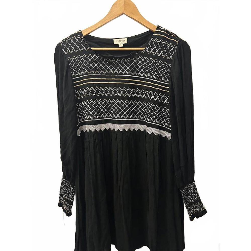 Black Velzera Boho Dress Free People Twin Size‎ small